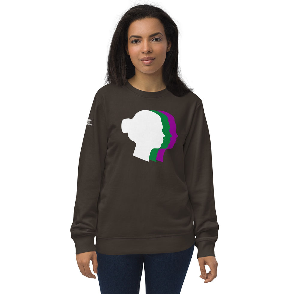 Thumbnail: WRN Large Logo - Unisex organic sweatshirt