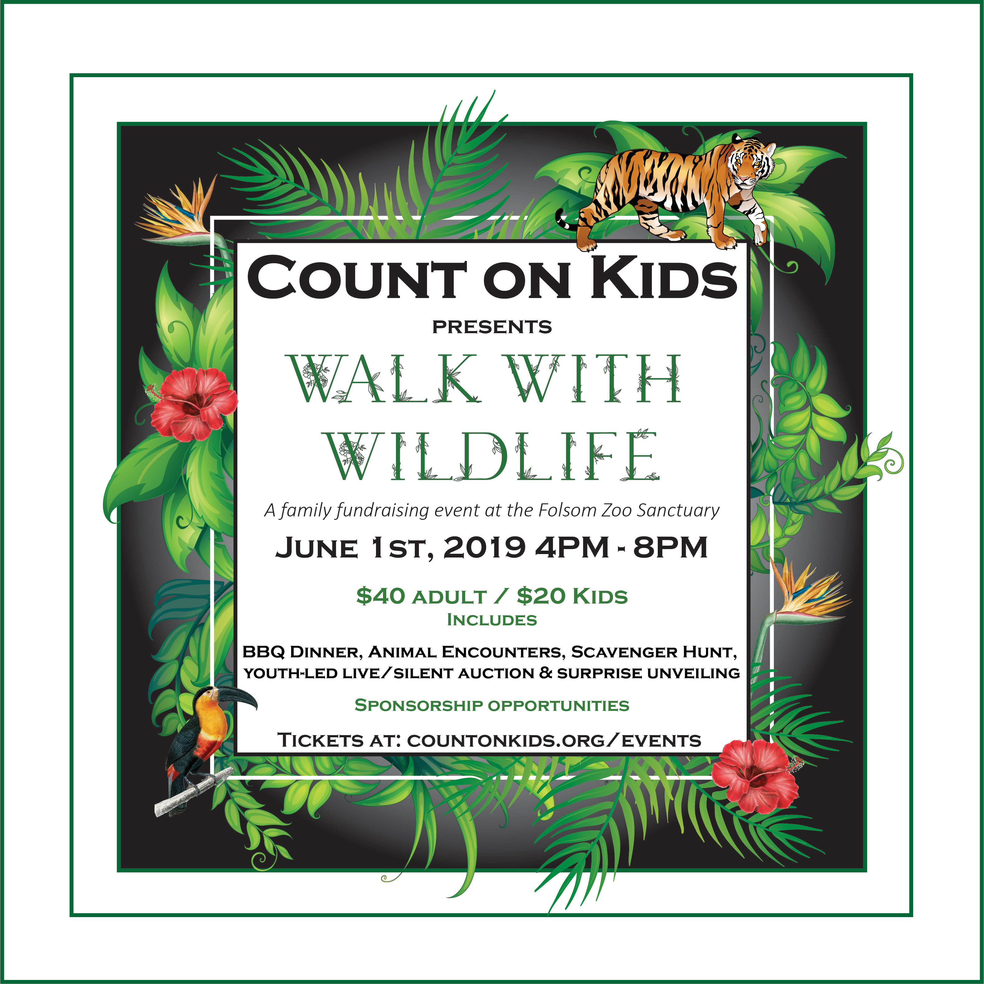 walk with wildlife family fundraiser at the folsom zoo fundraiser walk
