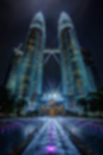 Petronas Twin Towers at night, Kuala Lumpur