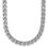 Thumbnail: Sterling Silver Three Row Panther Necklace