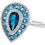 Thumbnail: London & Swiss Blue Topaz & Diamond Ring