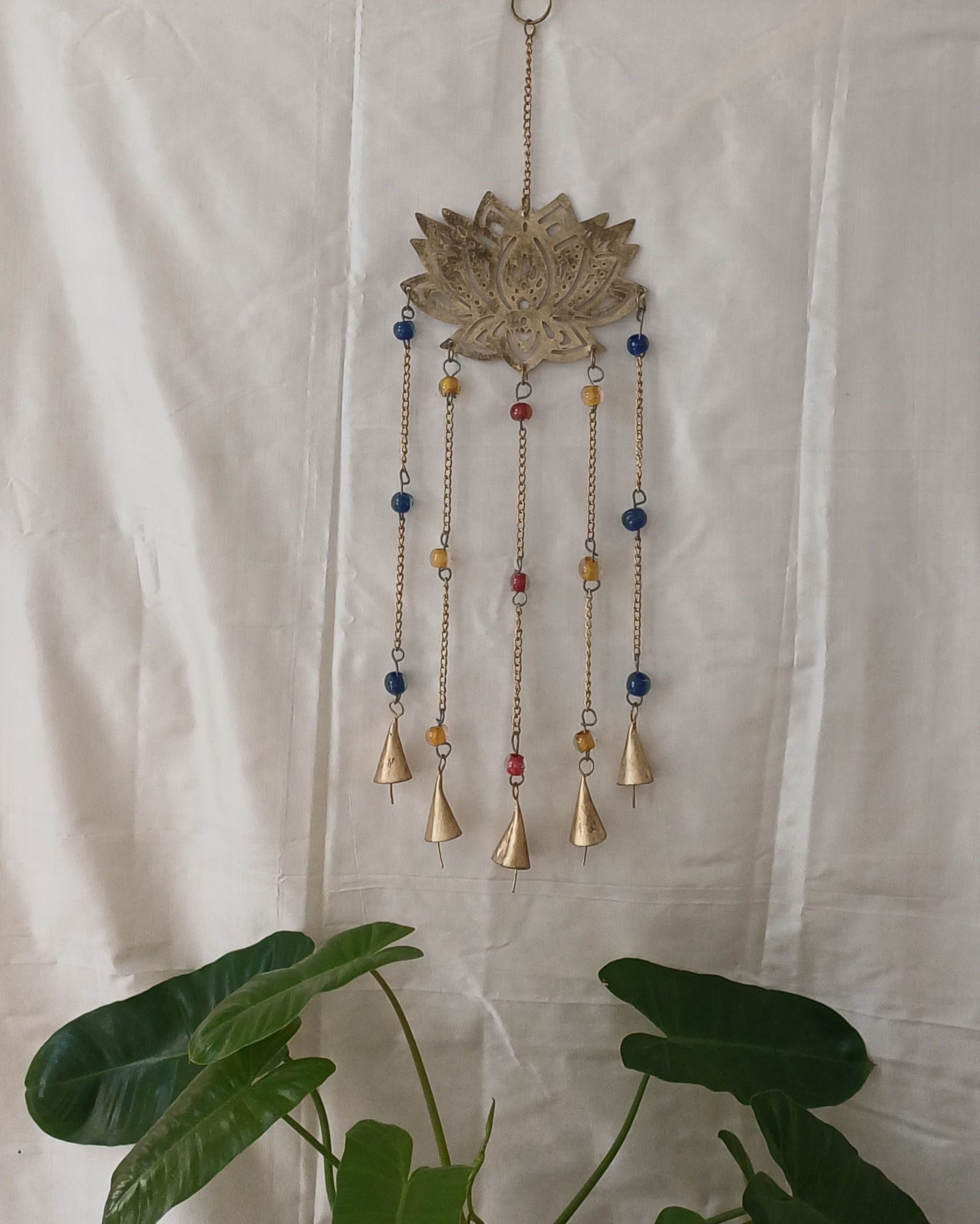 Lotus Shape Wind Chimes
