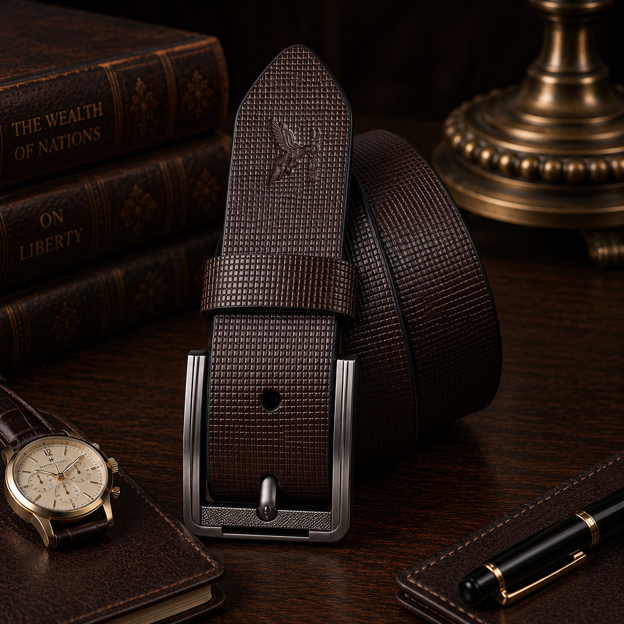 Brown Leather Belt