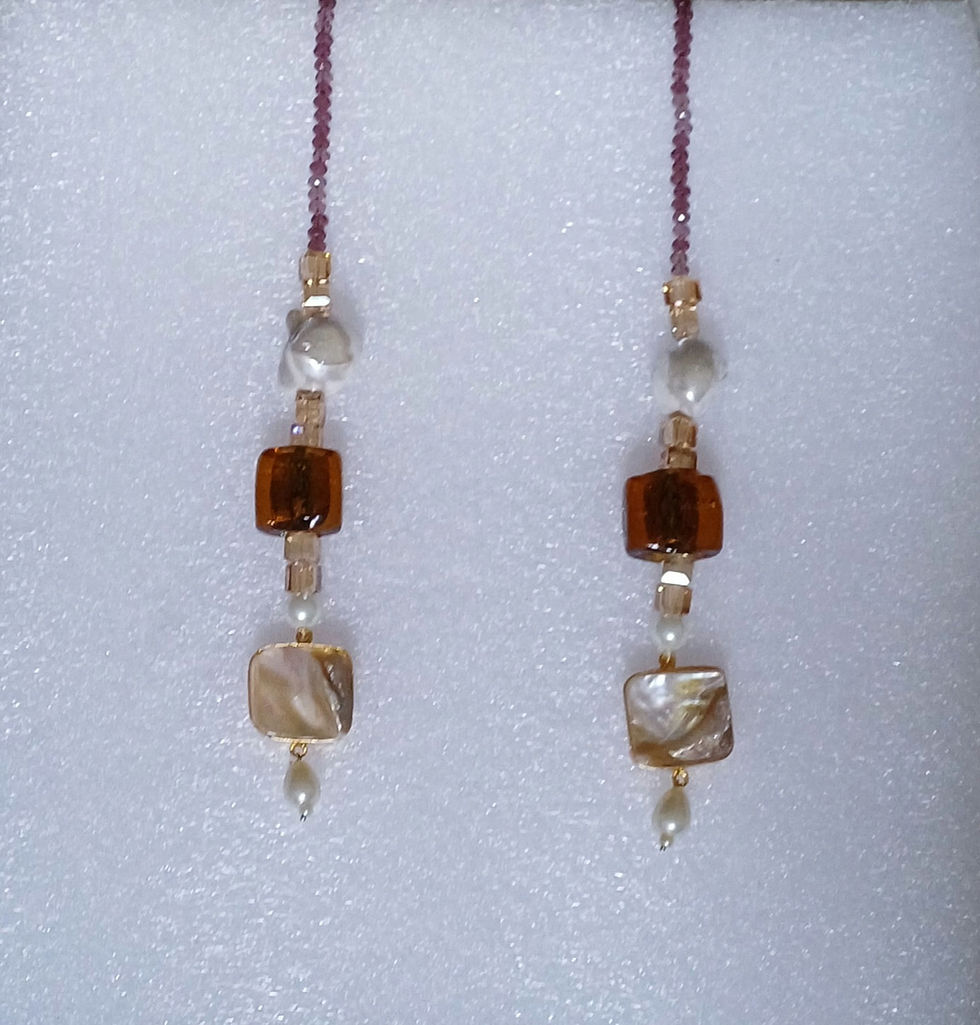 Thumbnail: Earthstone Cascade Lariat Necklace