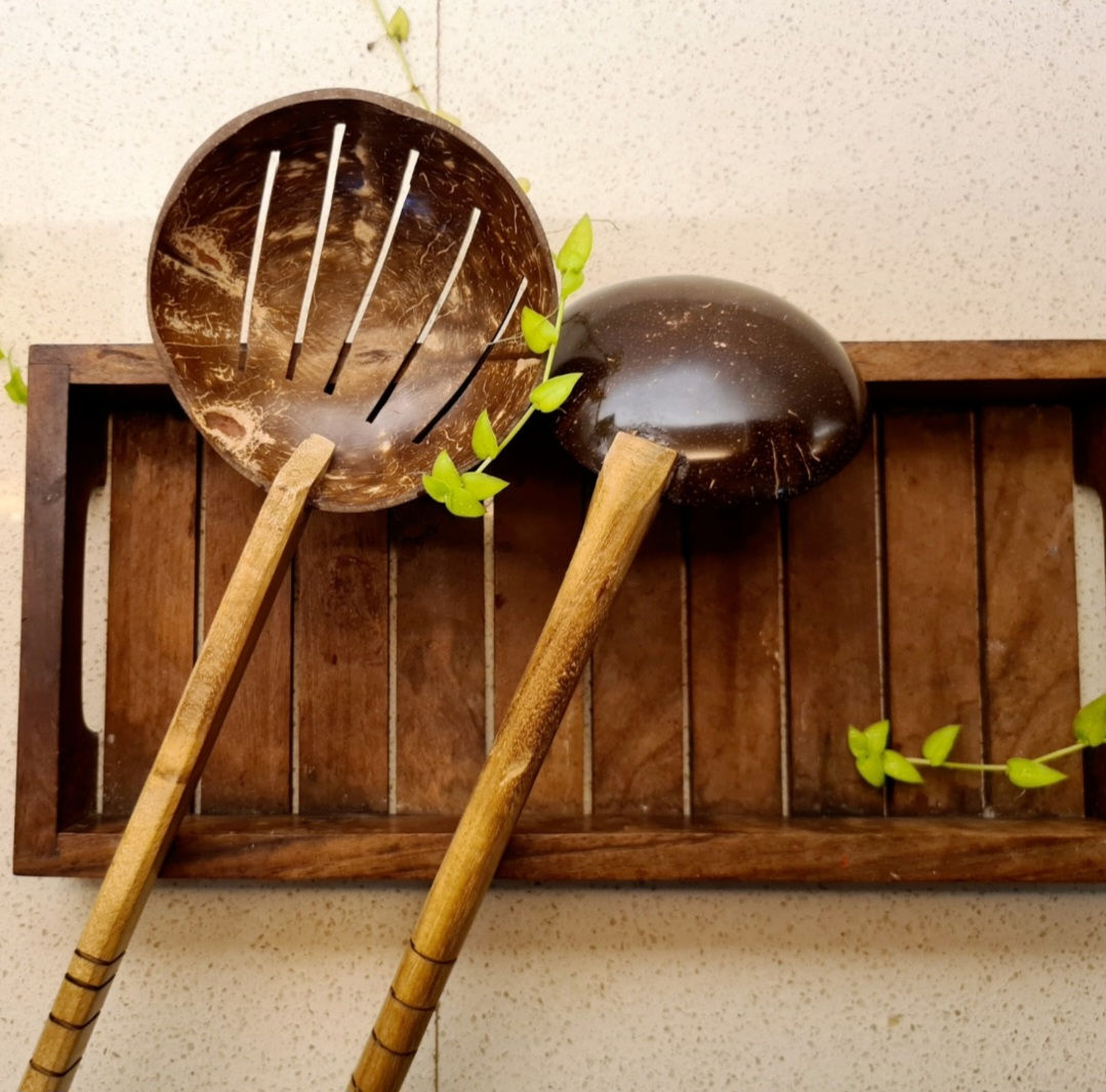 Coconut Wood Frying Spoon