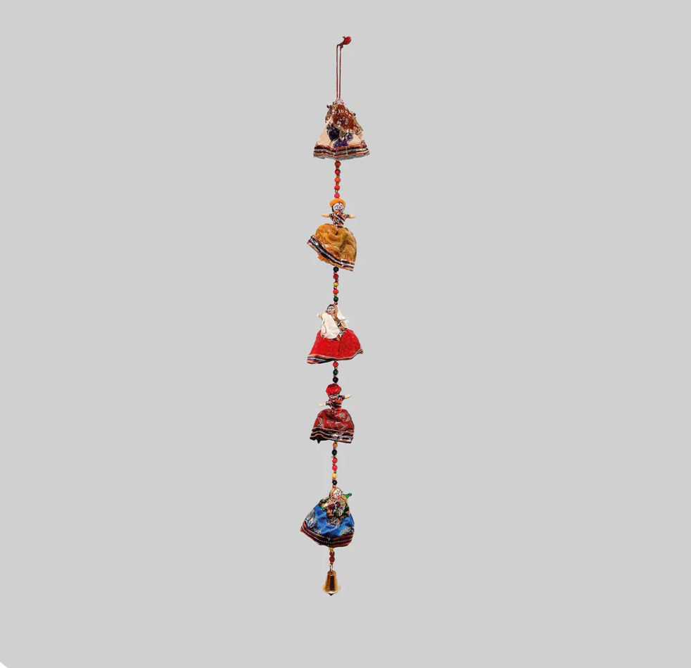 Traditional Doll Fabric Wall Hanging