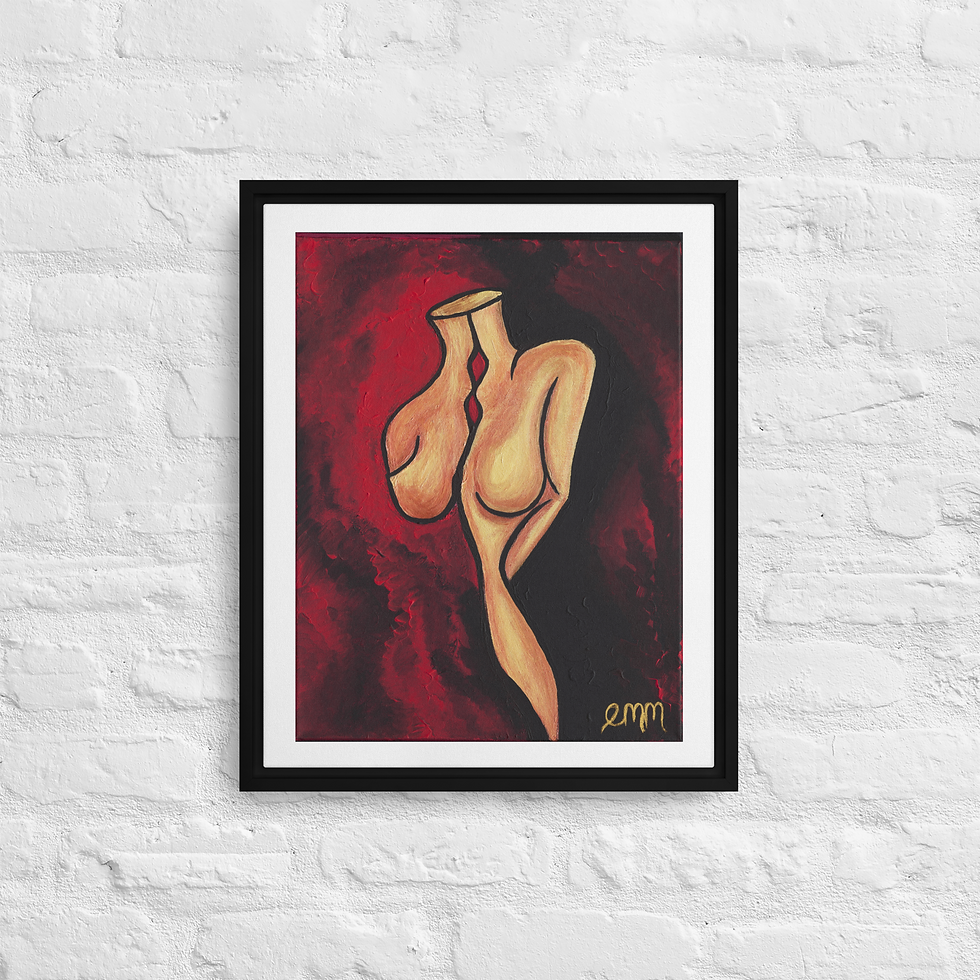 Thumbnail: 'FEELINGS' Original Art UV Gel or Foil Print