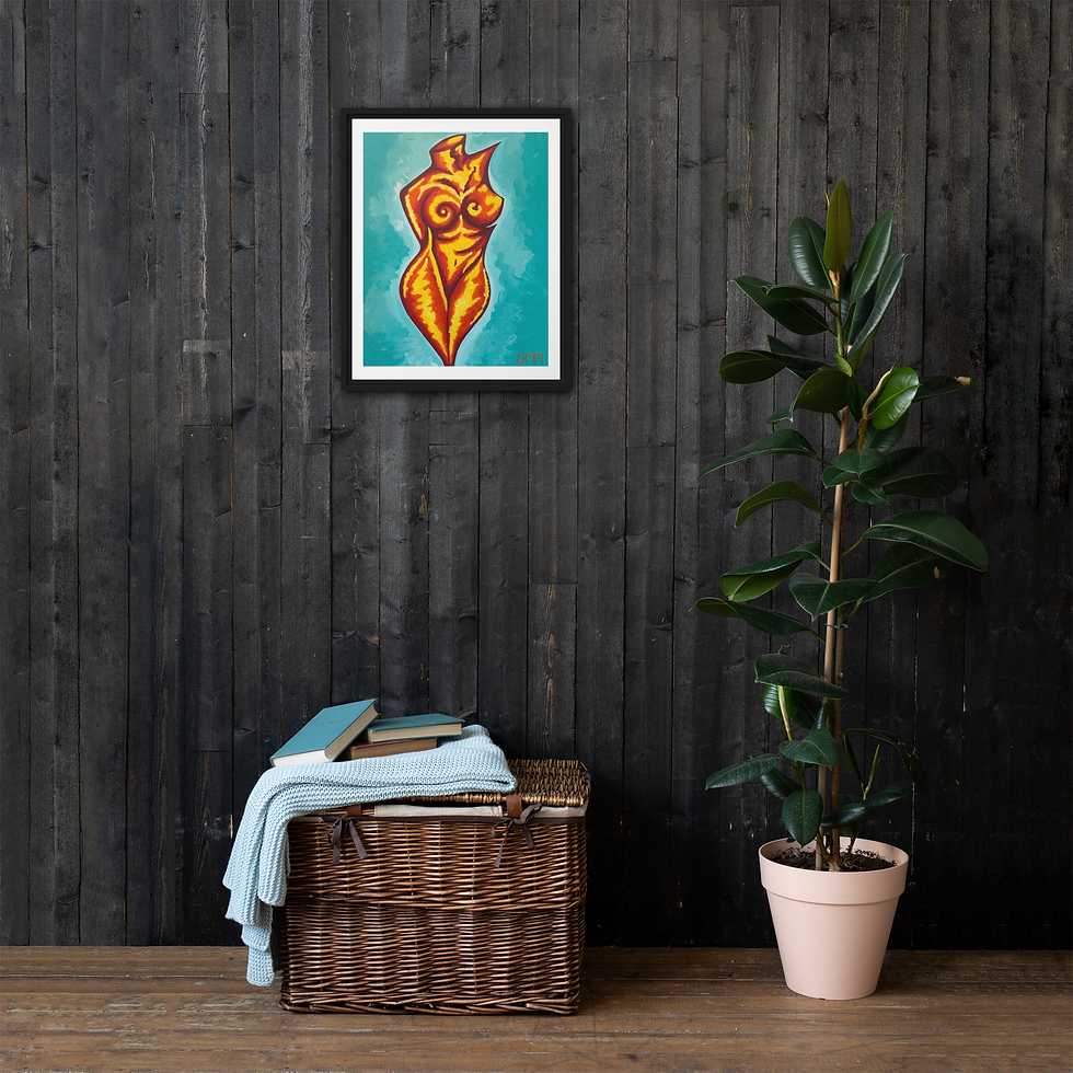 Thumbnail: "MARS!" Original Art UV Gel Canvas Print