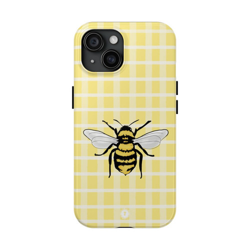 [EENK] / ☆ Phone Case Liney / Butter Yellow Phone Case Liney Butter Yellow : EENK SHOP