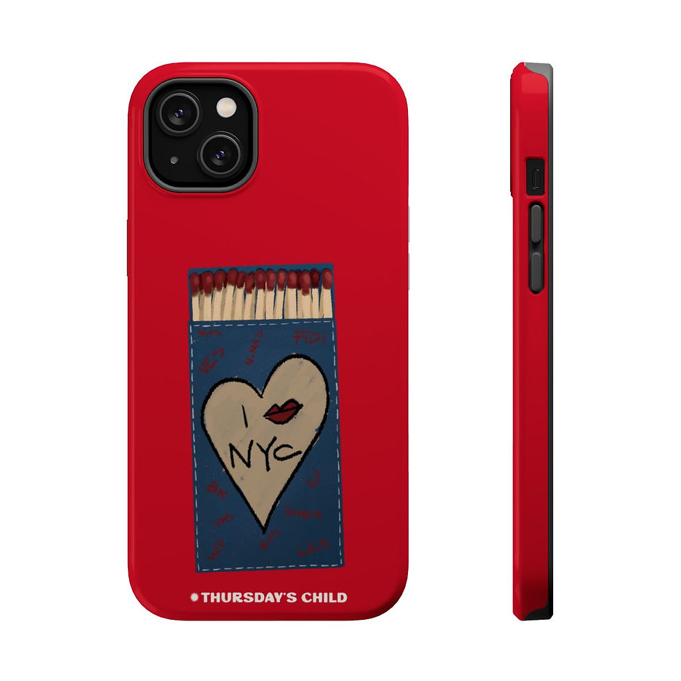 Thumbnail: Red NYC Matches  Magsafe Phone Case