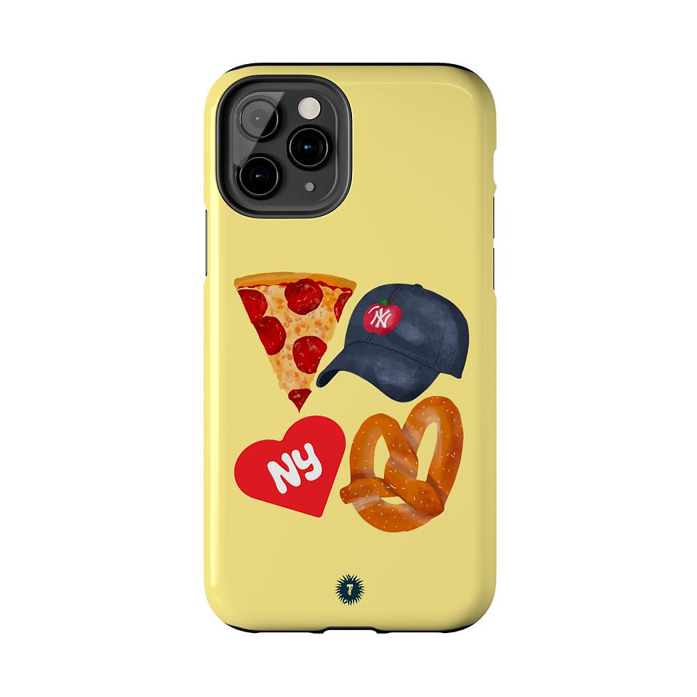 Thumbnail: Butter Yellow NY Fab 4 Phone Case