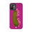 Thumbnail: Dark Pink Pickle Girl Phone Case