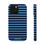 Thumbnail: Dark + Light Blue Stripes MagSafe Case