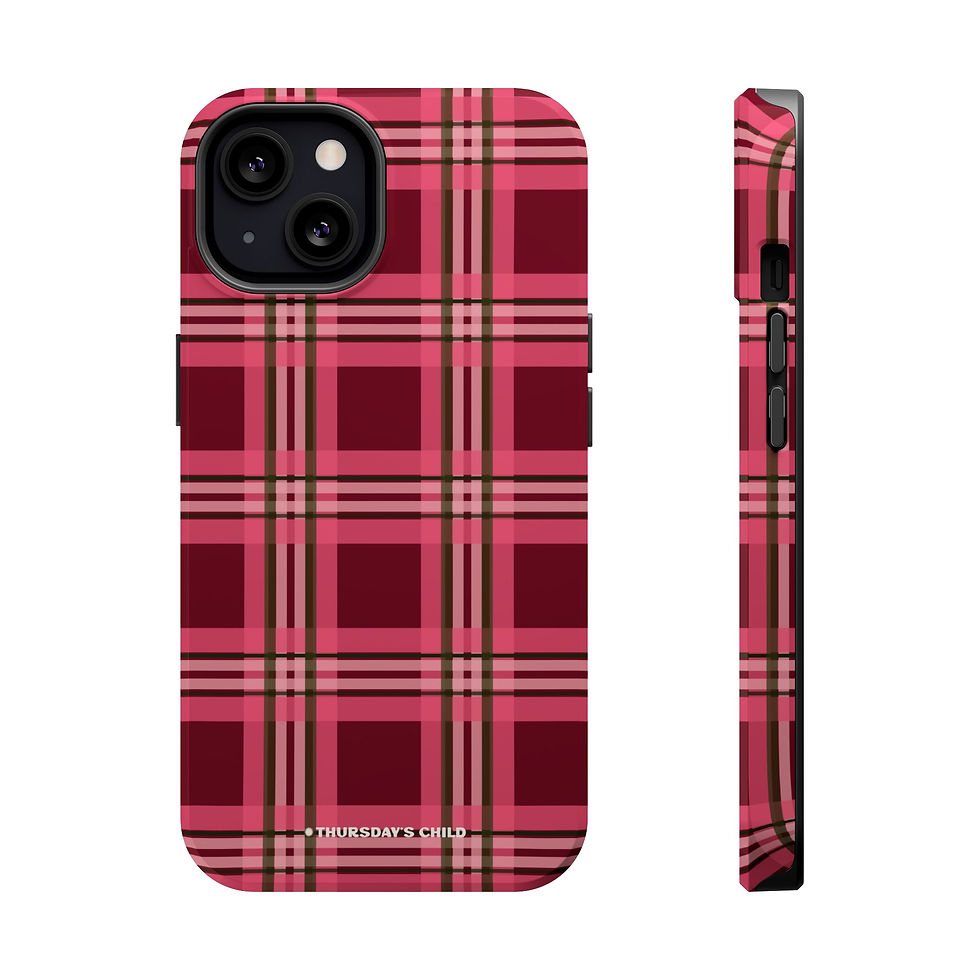 Thumbnail: Cranberry Festive Plaid MagSafe Case