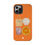 Thumbnail: Tangerine Beach Day Fab 4 Painting Phone Case