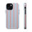 Thumbnail: Light Blue, Oat, and Red Stripes Magsafe Case