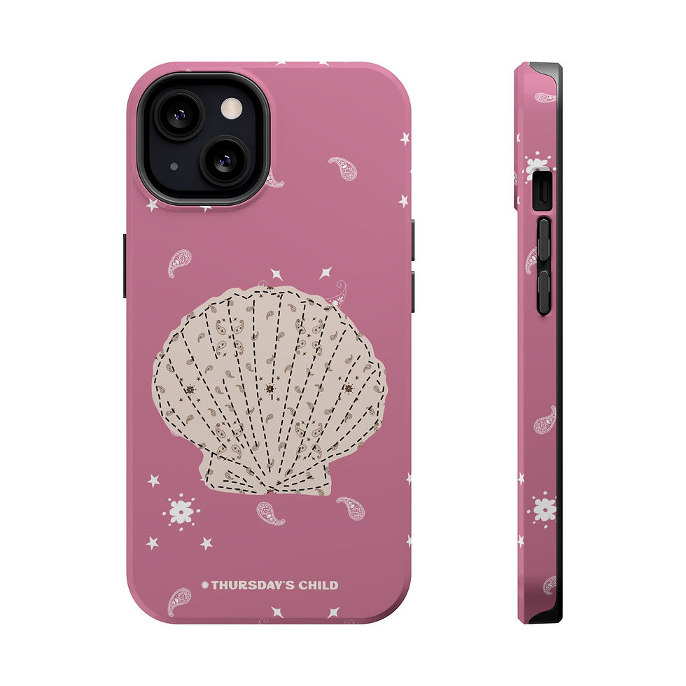 Thumbnail: Cream + Rose Shell MagSafe Case