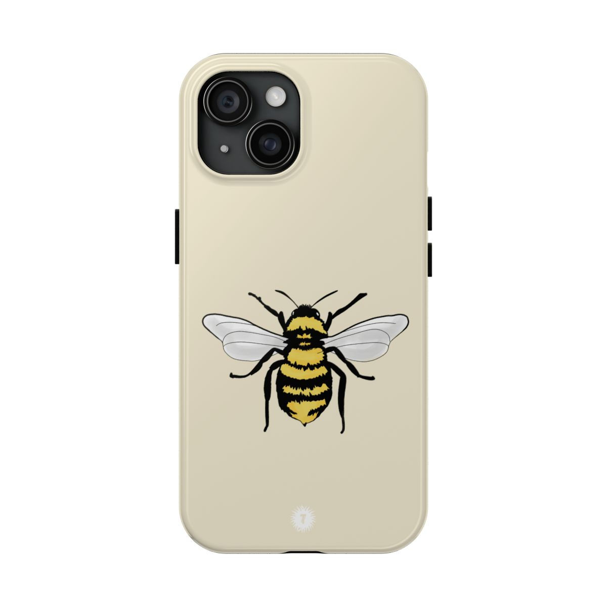 Cream Bumble Bee Phone Case