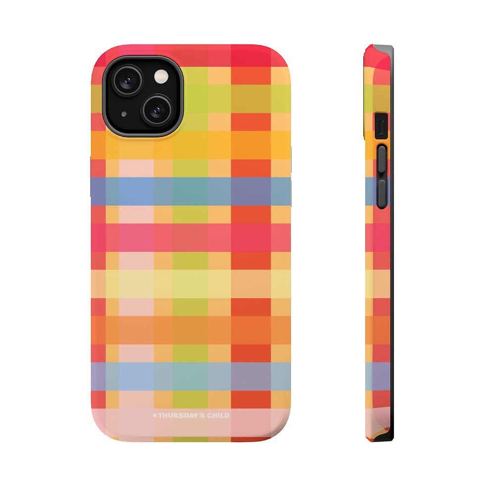 Thumbnail: Rainbow Plaid Magsafe Case