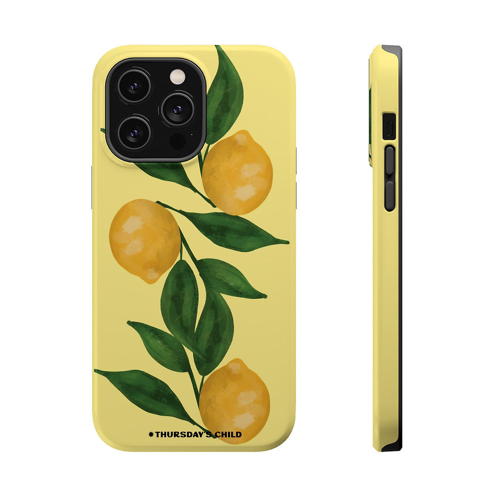 Thumbnail: Butter Yellow Lemons MagSafe Case 