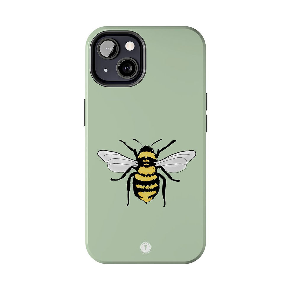 Thumbnail: Sage Bumble Bee Phone Case