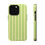 Thumbnail: Light Green and Yellow Vertical Stripes MagSafe Case
