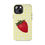 Thumbnail: Butter Yellow Plaid Strawberry Painting Phone Case