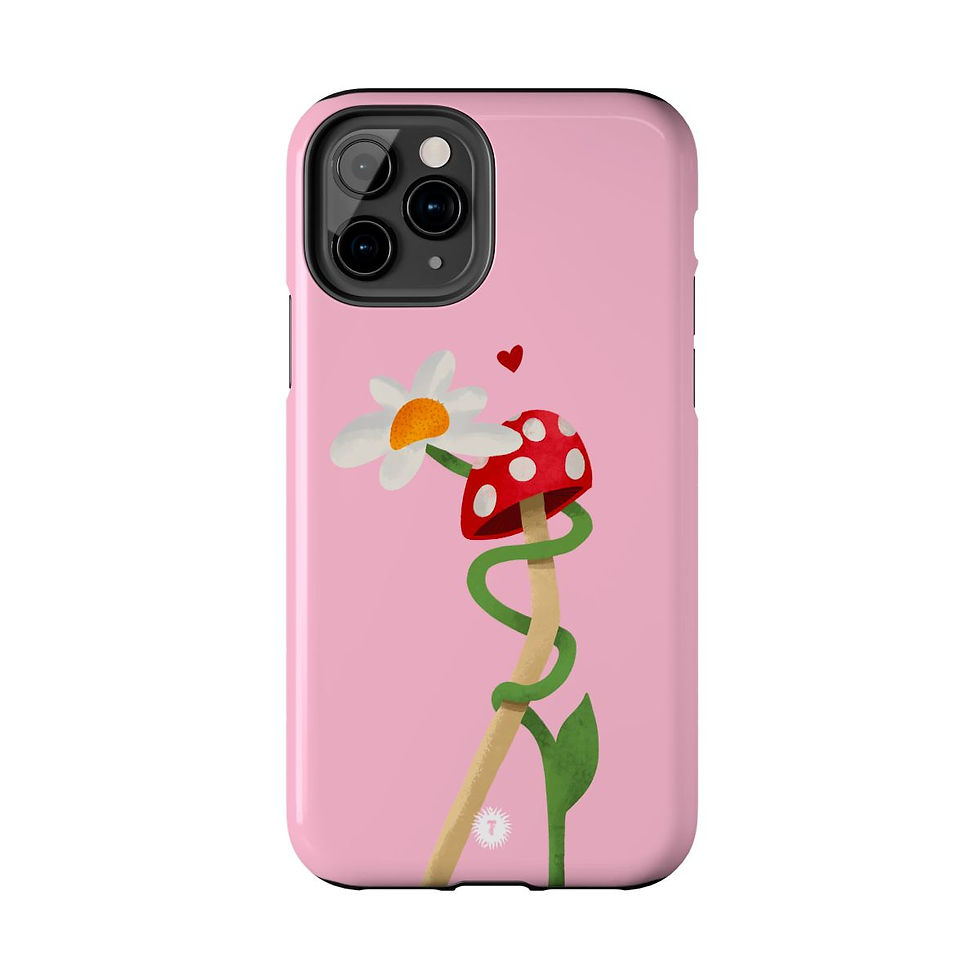 Thumbnail: Light Pink Mushroom x Daisy Luv Phone Case