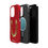 Thumbnail: Red Lucky You Horseshoe Painting Case - Matte, MagSafe
