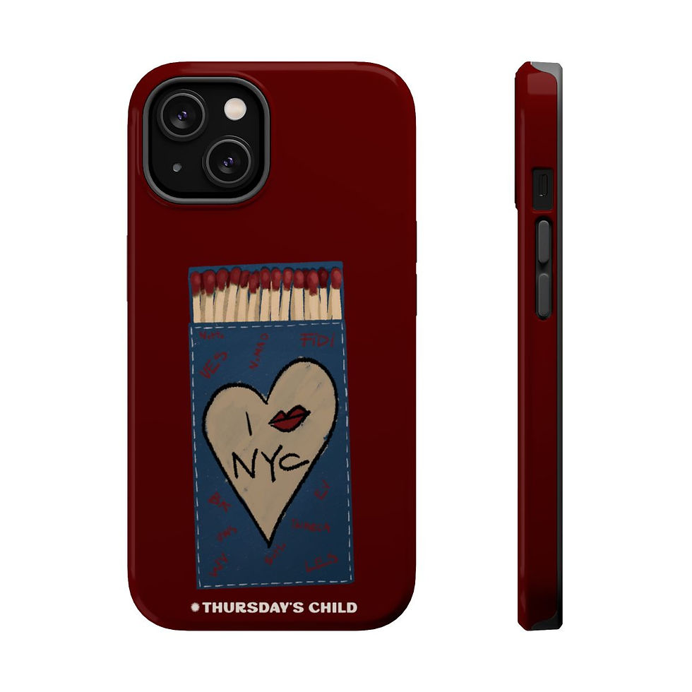 Thumbnail: Dark Red NYC Matches  Magsafe Phone Case