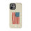 Thumbnail: 4th of July Flag Cream Phone Case