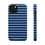 Thumbnail: Dark + Light Blue Stripes MagSafe Case