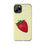 Thumbnail: Butter Yellow Plaid Strawberry Painting Phone Case