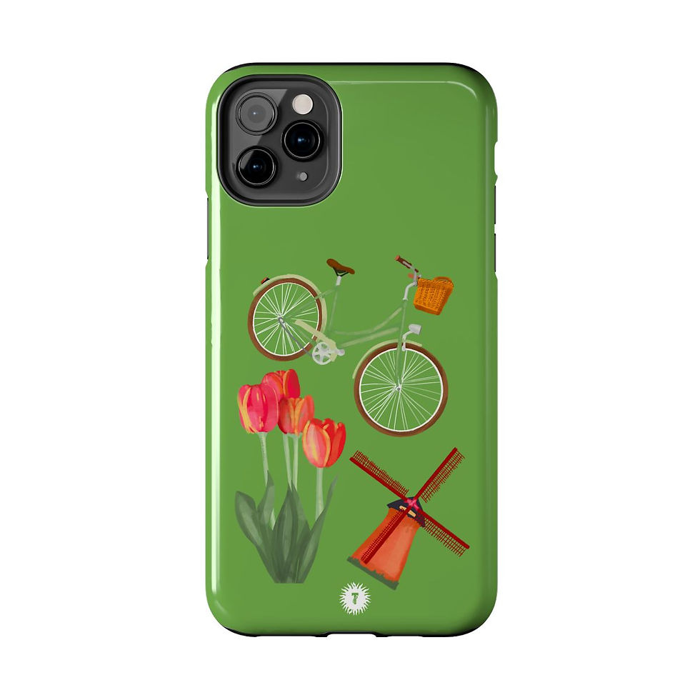 Thumbnail: Lime Amsterdam Starter Pack Paintings Phone Case
