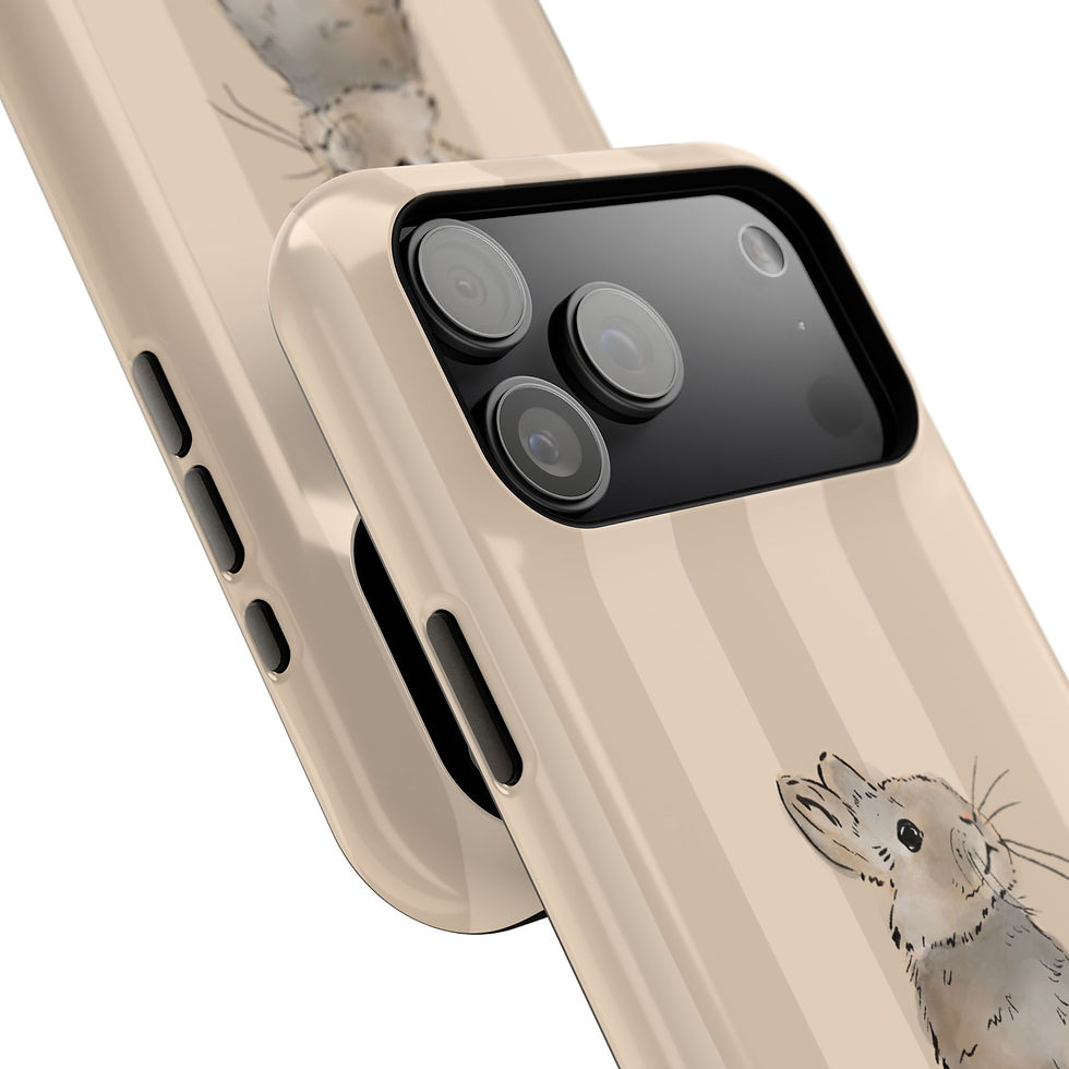 Thumbnail: Bunny with Stripes Magsafe Case