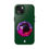 Thumbnail: Dark Green Purple Disco Ball Phone Case