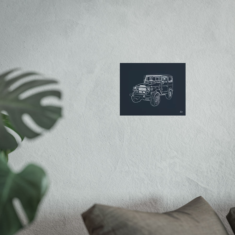 Thumbnail: Vintage Toyota Print