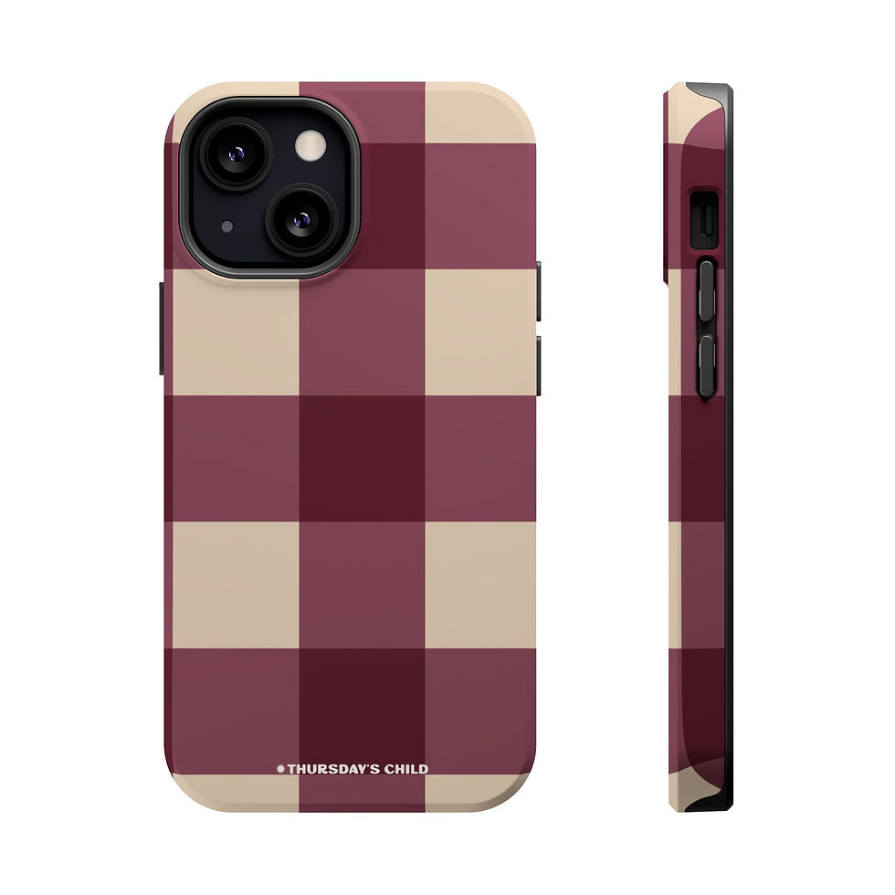 Thumbnail: Plum Plaid Magsafe Case