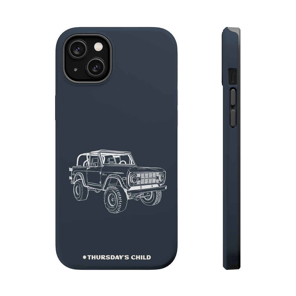 Thumbnail: Blue Jean Bronco Sketch MagSafe Phone Case