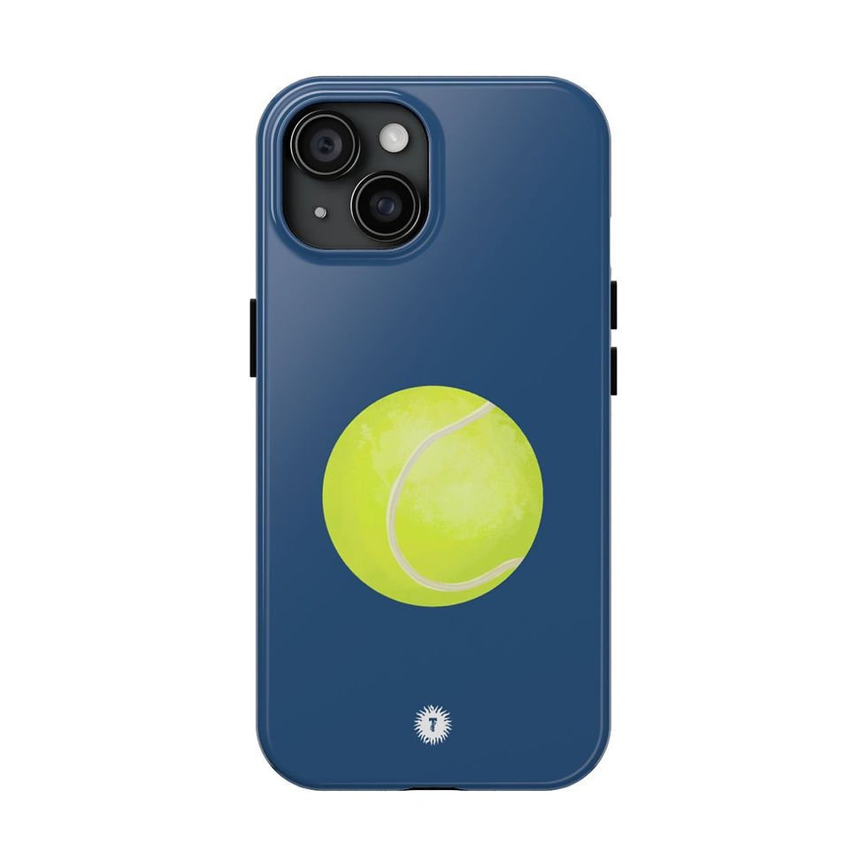 Thumbnail: Pale Blue Tennis Ball Phone Case
