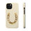 Thumbnail: Cream Lucky You Horseshoe Painting Case - Matte, MagSafe