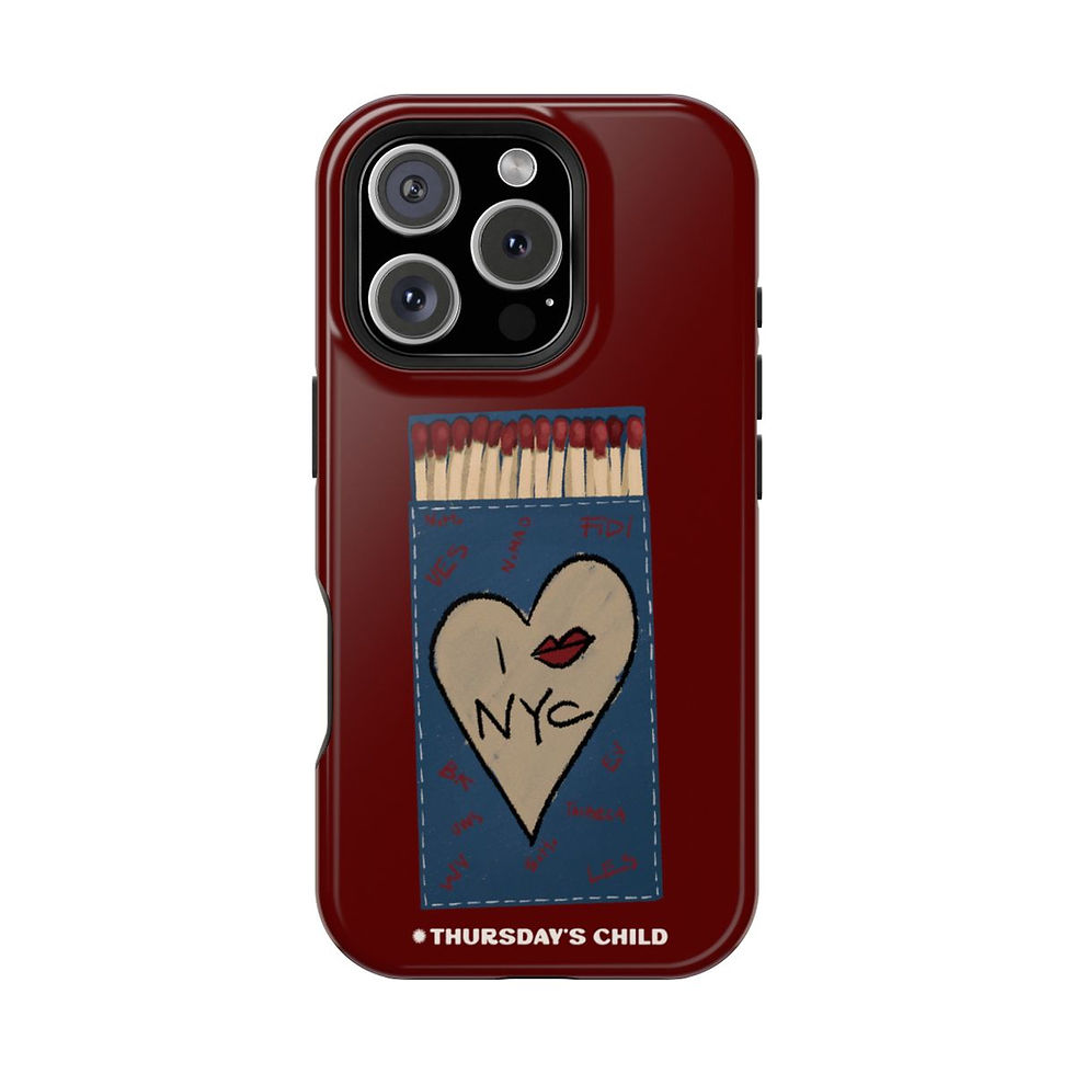 Dark Red NYC Matches  Magsafe Phone Case
