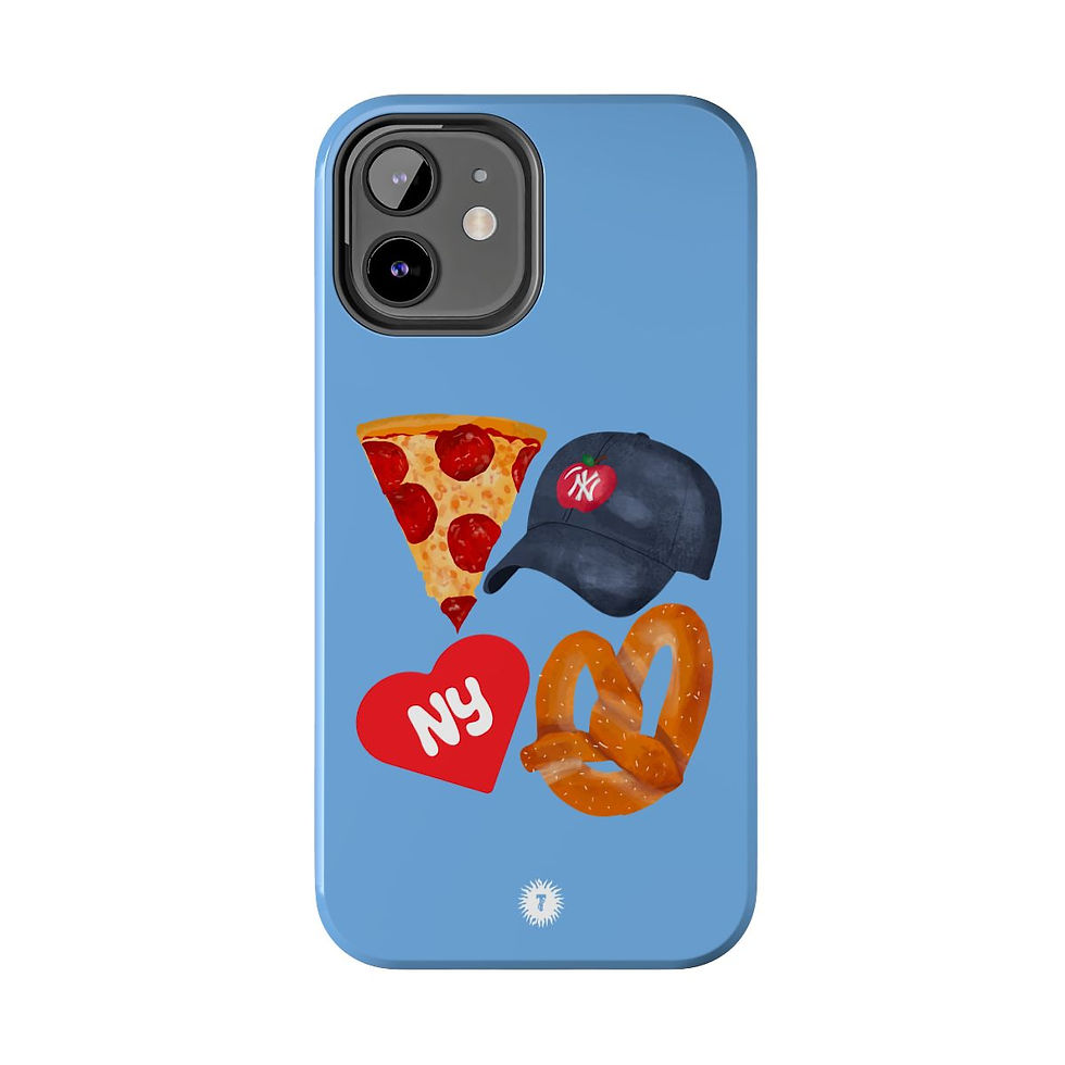 Thumbnail: Light Blue NY Fab 4 Phone Case