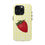 Thumbnail: Butter Yellow Plaid Strawberry Painting Phone Case