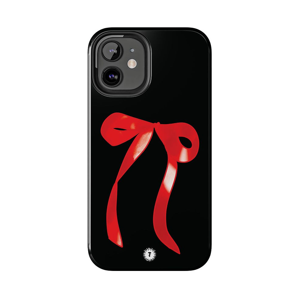 Thumbnail: Black Cutie Bow Phone Case