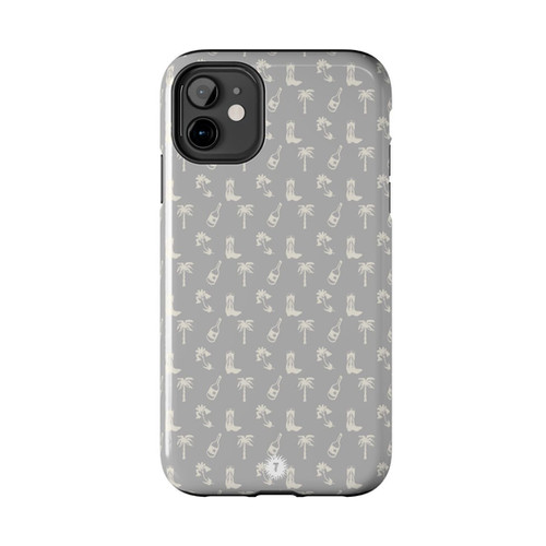 Grey Classic TC Pattern Phone Case Thursday's Child