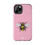 Thumbnail: Light Pink Bumble Bee Phone Case