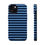 Thumbnail: Dark + Light Blue Stripes MagSafe Case