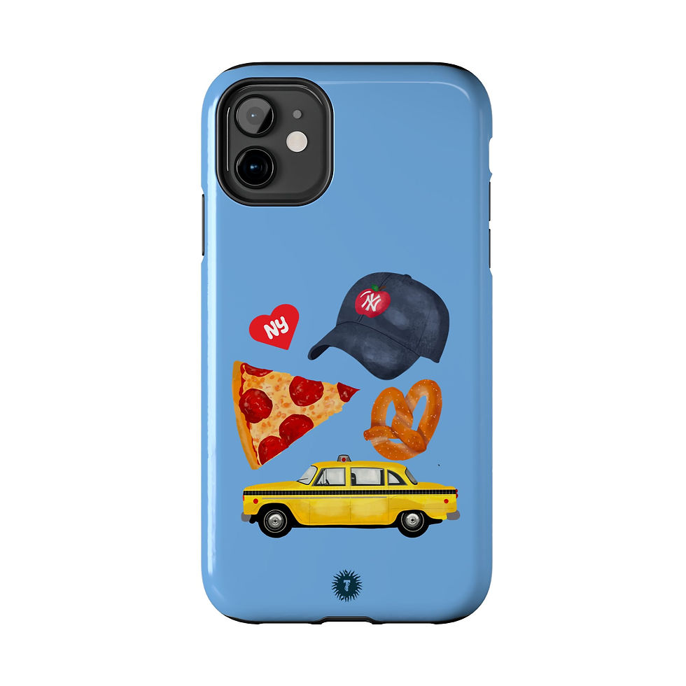 Thumbnail: Light Blue NY Starter Pack Phone Case