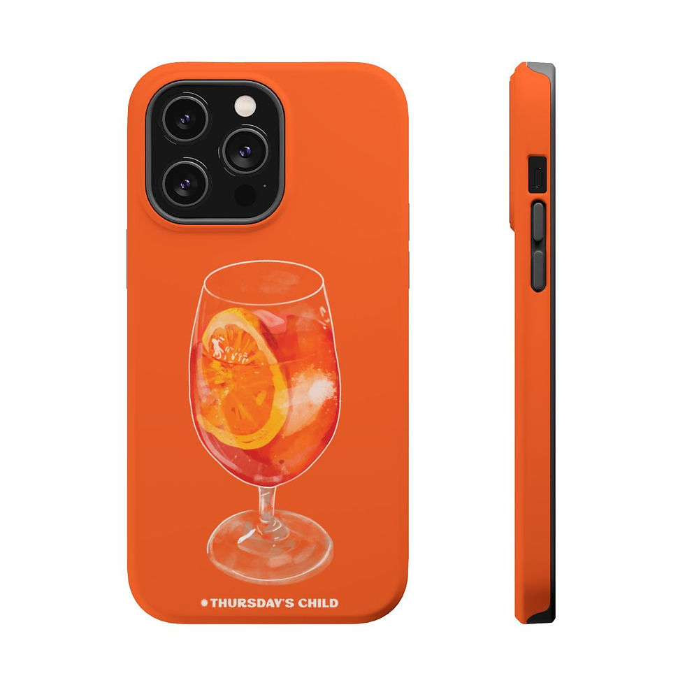 Thumbnail: Orange Aperol Spritz Painting Case - Matte, MagSafe